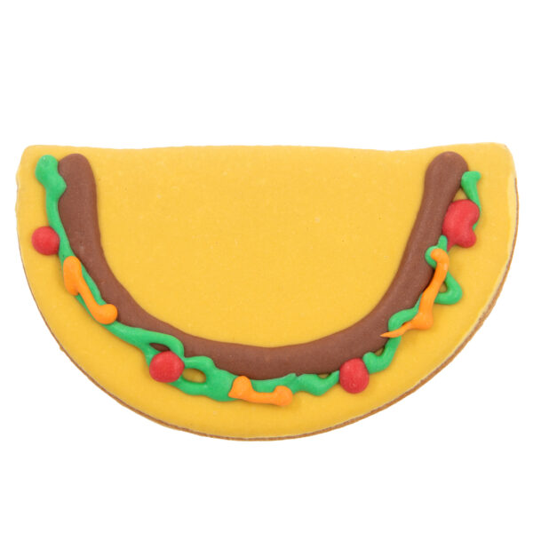 Taco dog treat