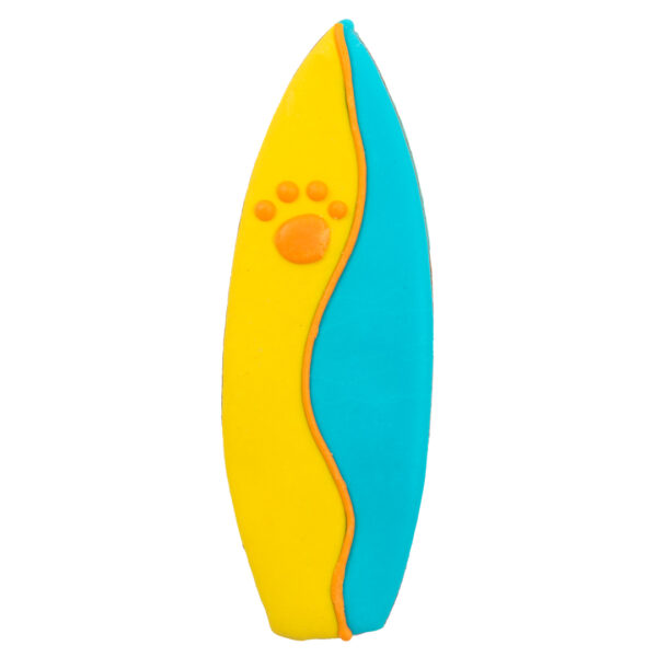 Surfboard dog treat