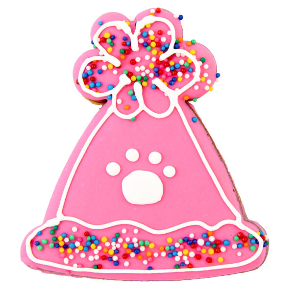 Party Hat Pink Dog Treat