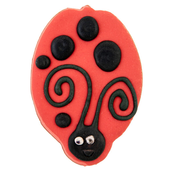 Ladybug dog cookie