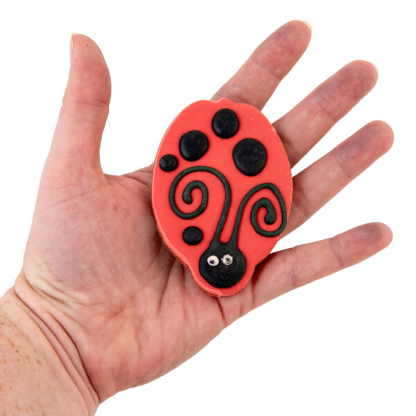 Ladybug dog cookie