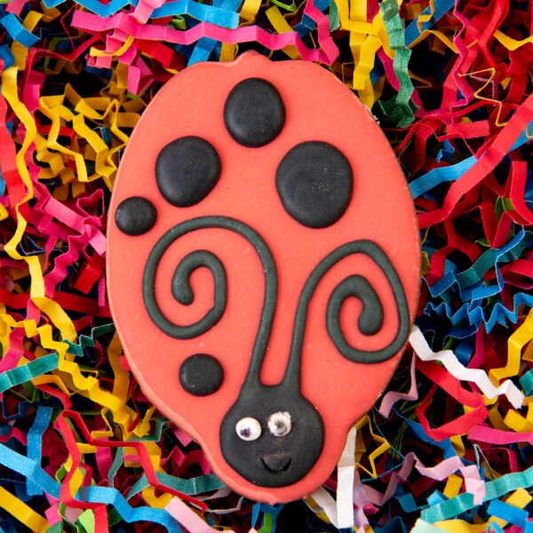 Ladybug dog cookie