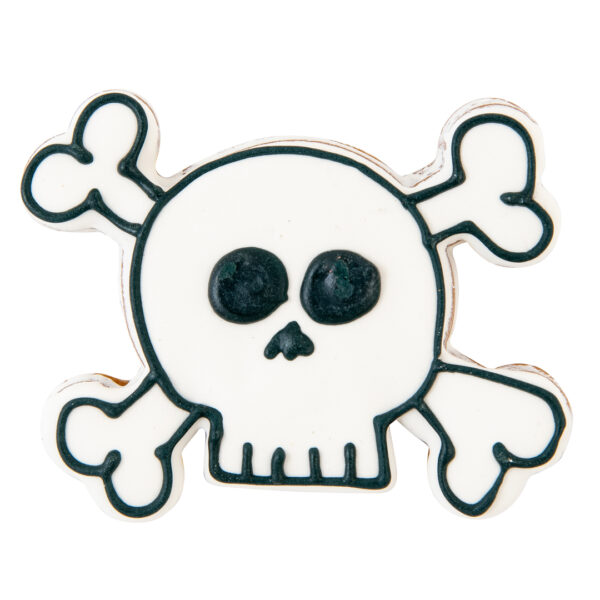 Skully dog cookie