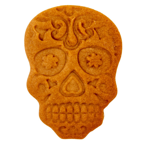 Mexican Skull plain dog treat