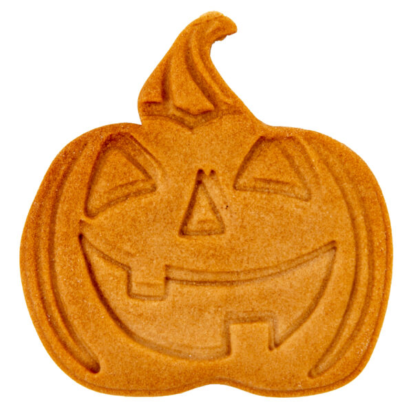 Pumpkin face - plain dog treat