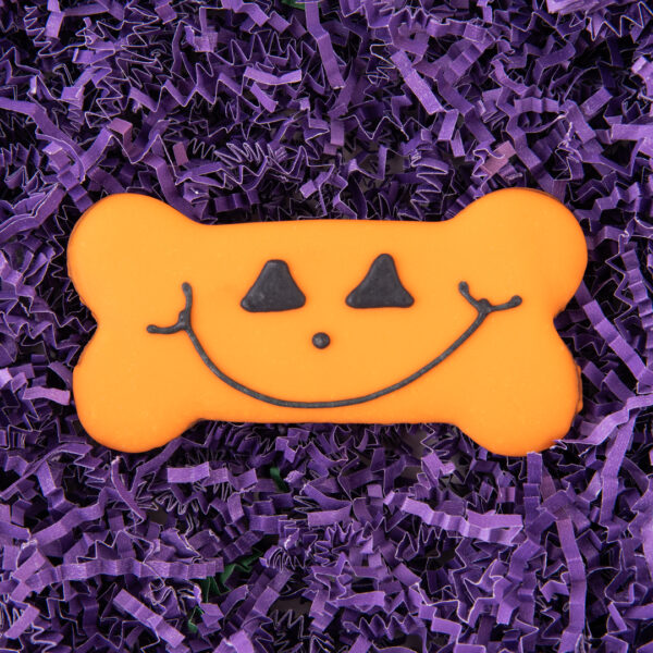 Smiling pumpkin face bone