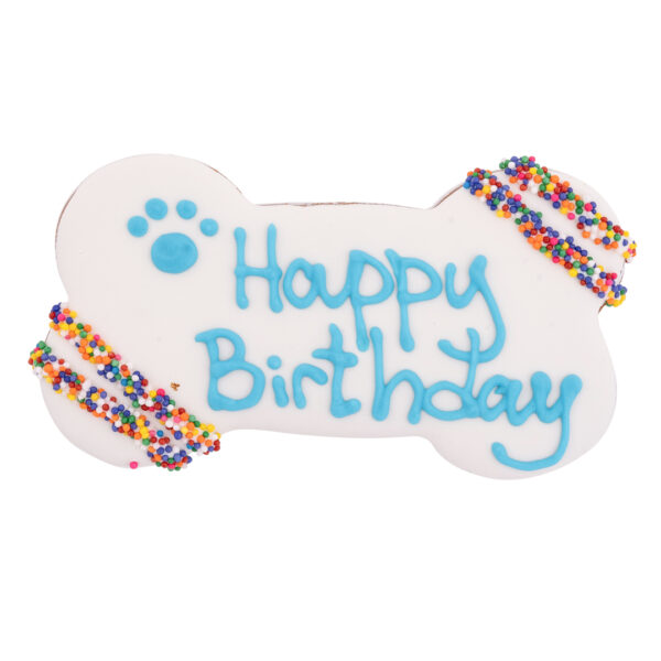 Happy Birthday dog cookie