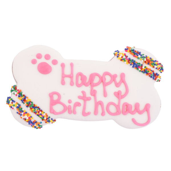 Happy Birthday dog cookie